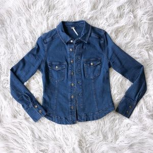 Medium Blue Jean Shirt